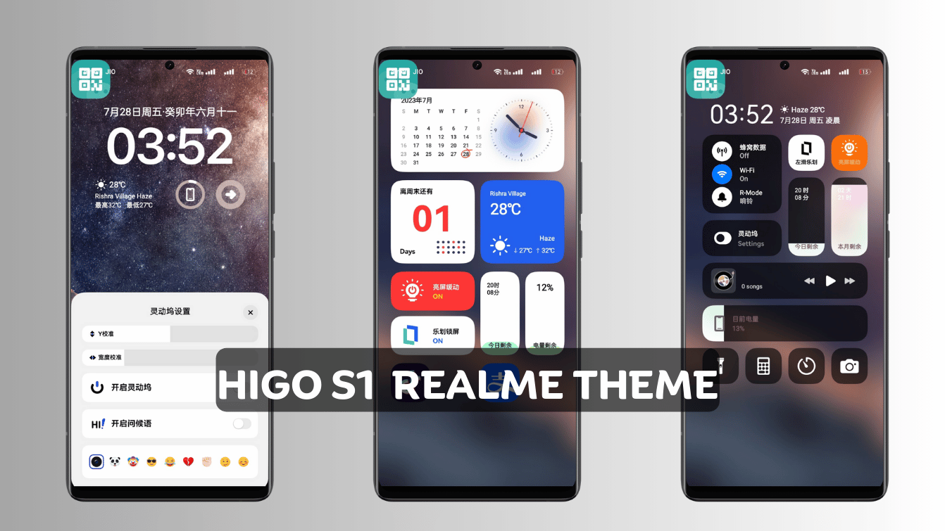 HIGO S1 iOS Theme for Realme