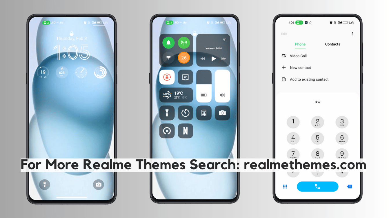 iOS 17.4 iOS Theme for Realme